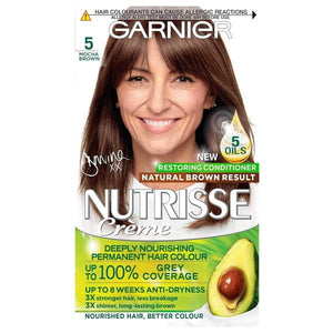 Garnier Nutrisse Creme Permanent Colour 5 Mocha Brown