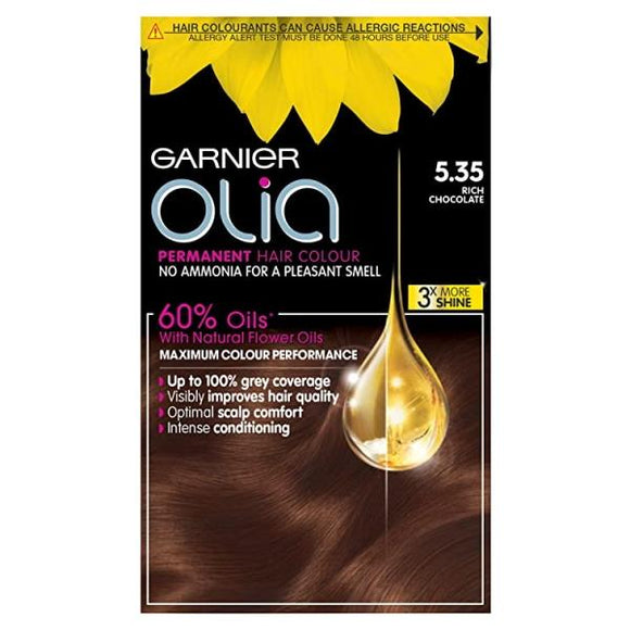 Garnier Olia Permanent Hair Colour 5.35 Rich Chocolate