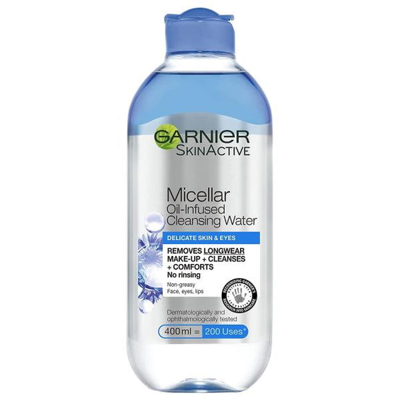 Garnier Skin Active Micellar Oil-Infused Cleansing Water Delicate Skin & Eyes 400ml