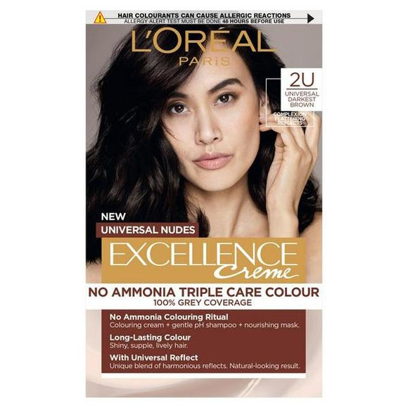 L'Oreal Excellence Creme Universal Nudes 2U Universal Darkest Brown