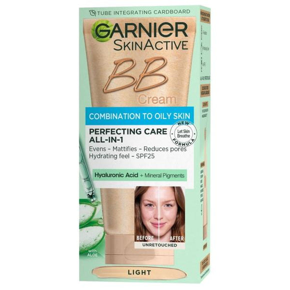 Garnier Skin Active BB Cream Oil Free SPF15 Light 50ml