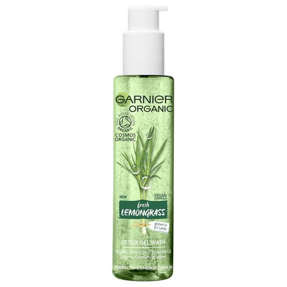 Garnier Organic Fresh Lemongrass Detox Gel Wash 150ml