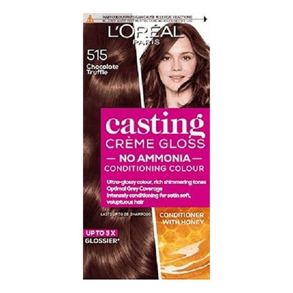 L'Oreal Casting Creme Gloss Semi-Permanent Hair Colour 515 Chocolate Truffle
