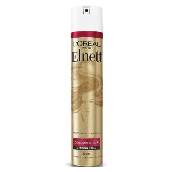 L'Oreal Elnett Hairspray Coloured Hair Strong Hold 200ml