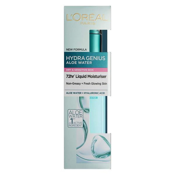 L'Oreal Hydra Genius Liquid Moisturiser Dry & Sensitive Skin 70ml