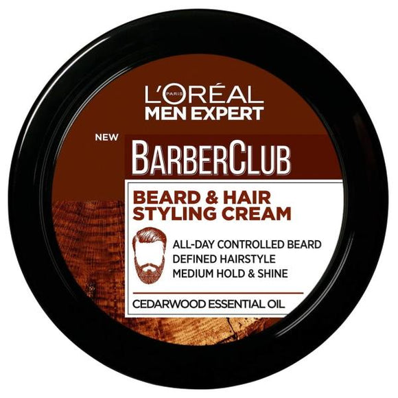 L'Oreal Men Expert Barber Club Beard & Hair Styling Cream 75ml