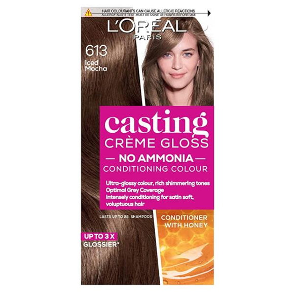 L'Oreal Casting Creme Gloss Semi-Permanent Hair Colour 613 Iced Mocha