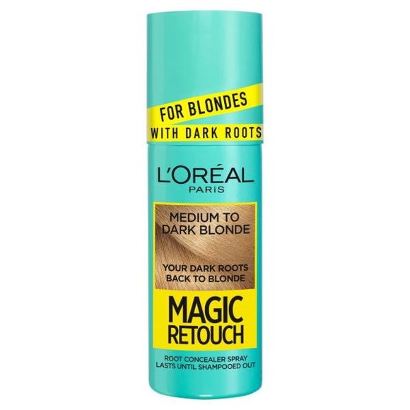 L'Oreal Magic Retouch Dark Roots Touch Up Spray Medium To Dark Blonde 75ml