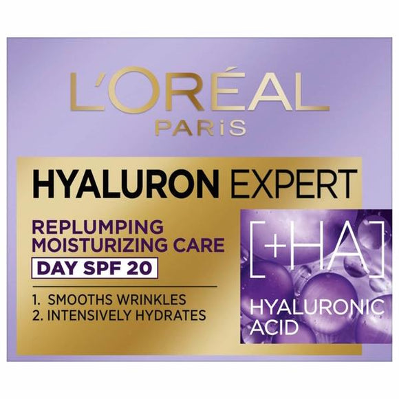 L'Oreal Hyaluron Expert Replumping Moisturising Care SPF20 Day Cream 50ml