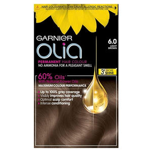 Garnier Olia Permanent Hair Colour 6.0 Light Brown