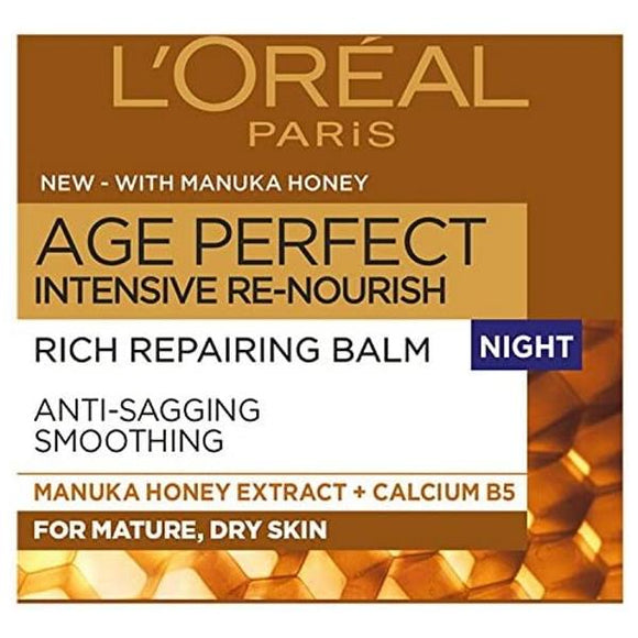 L'Oreal Paris Age Perfect With Manuka Honey Rich Repairing Night Cream 50ml