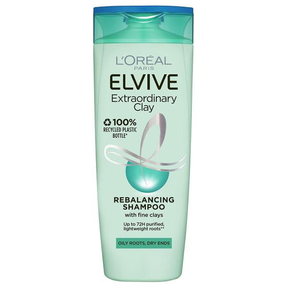 L'Oreal Elvive Extraordinary Clay Rebalancing Shampoo 400ml