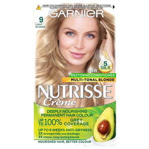 Garnier Nutrisse Creme Permanent Colour 9 Light Blonde