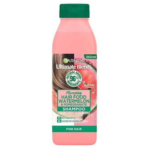 Garnier Ultimate Blends Hair Food Watermelon & Pomegranate Shampoo 350ml