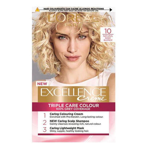 L'Oreal Excellence Creme Triple Care Colour 10 Natural Baby Blonde