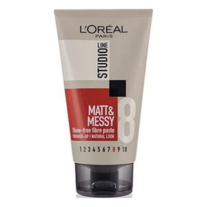 L'oreal Studio Line Matt & Messy Shine Free Fibre Paste 150ml