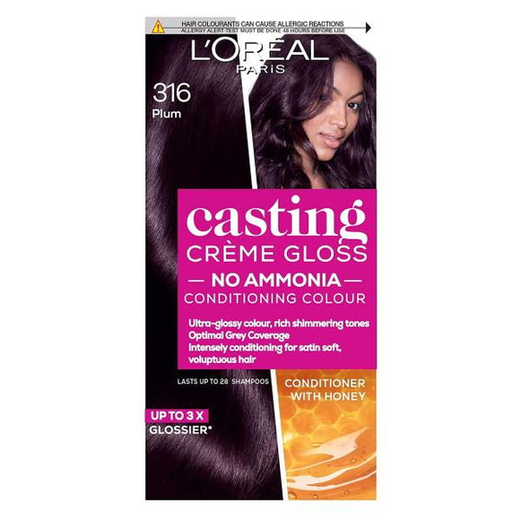 L'Oreal Casting Creme Gloss Semi-Permanent Hair Colour 316 Plum