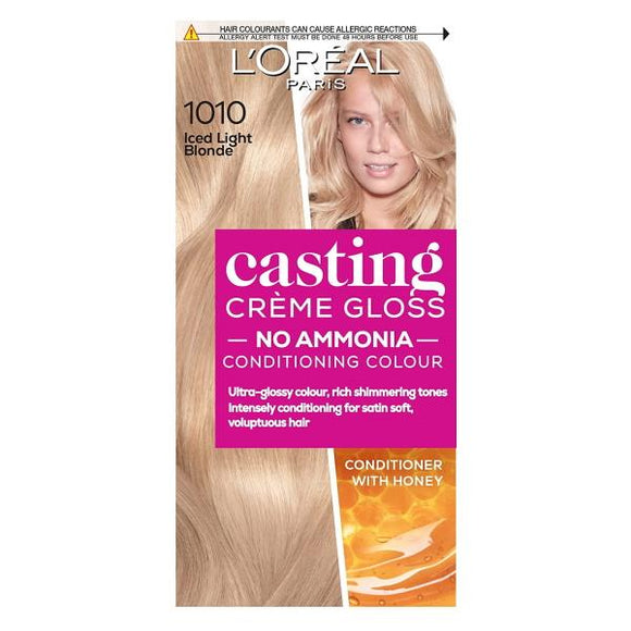 L'Oreal Casting Creme Gloss Semi-Permanent Hair Colour 1010 Iced Light Blonde