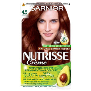 Garnier Nutrisse Creme Permanent Colour 4.5 Auburn