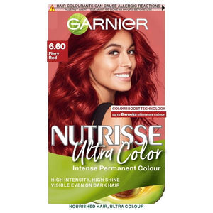 Garnier Nutrisse Ultra Color Permanent Colour 6.60 Fiery Red