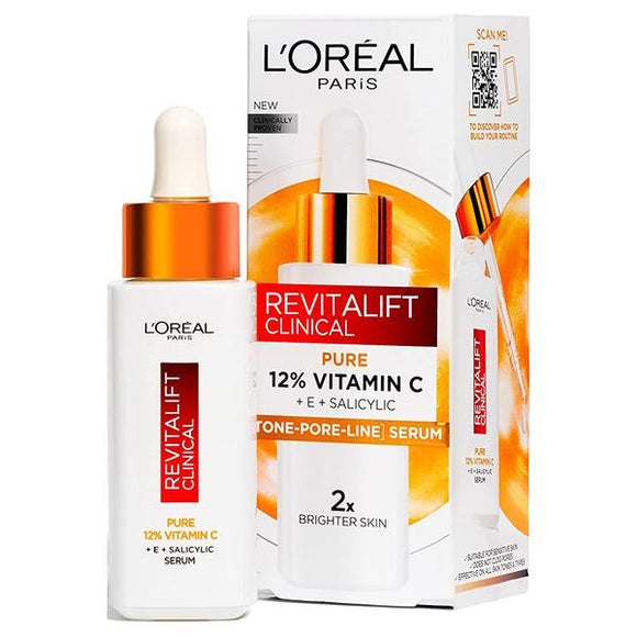 L'Oreal Revitalift Clinical Pure 12% Vitamin C Serum 30ml