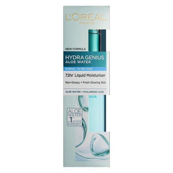 L'Oreal Hydra Genius Liquid Moisturiser Normal To Dry Skin 70ml