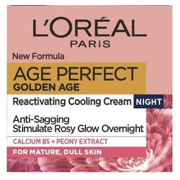 L'Oreal Age Perfect Golden Age Reactivating Cooling Night Cream 50ml