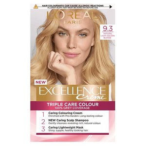 L'Oreal Excellence Creme Triple Care Colour 9.3 Natural Light Golden Blonde