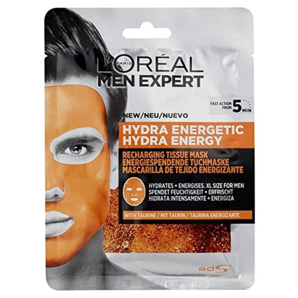 L'Oreal Men Expert Hydra Energetic Recharging Tissue Mask