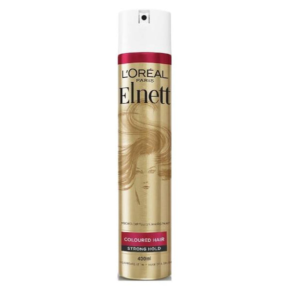 L'Oreal Elnett Hairspray Coloured Hair Strong Hold 400ml