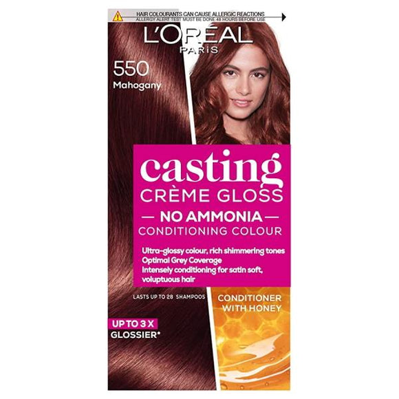 L'Oreal Casting Creme Gloss Semi-Permanent Hair Colour 550 Mahogany