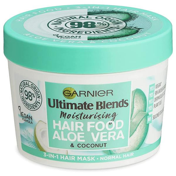 Garnier Ultimate Blends Moisturising Hair Food Aloe Vera & Coconut 400ml