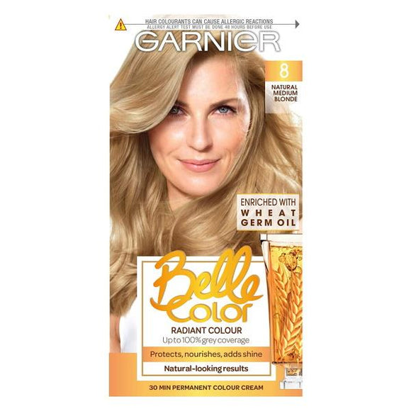Garnier Belle Color Permanent Colour 8 Natural Medium Blonde