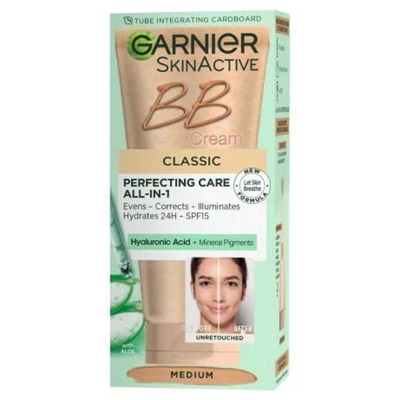 Garnier Skin Active BB Cream Classic SPF15 Medium 50ml
