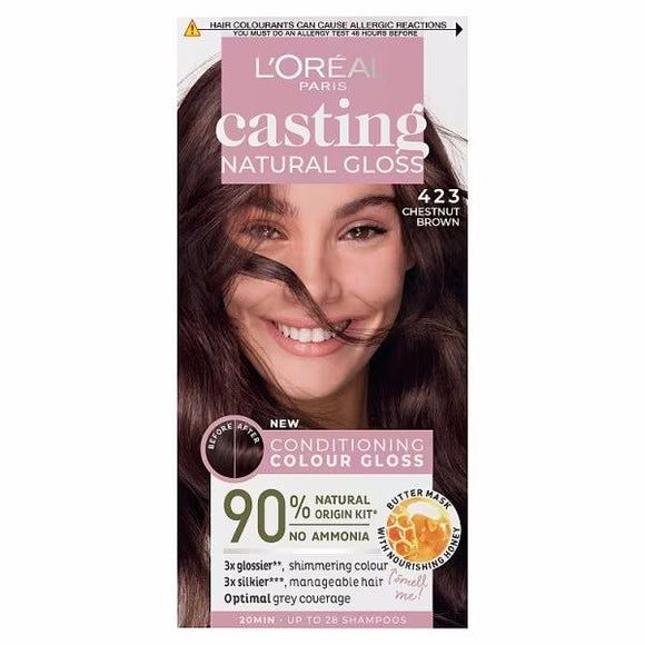 L'Oreal Casting Natural Gloss 423 Chestnut Brown