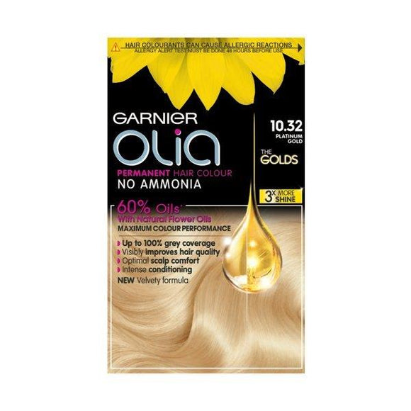 Garnier Olia Permanent Hair Colour 10.32 Platinum Gold
