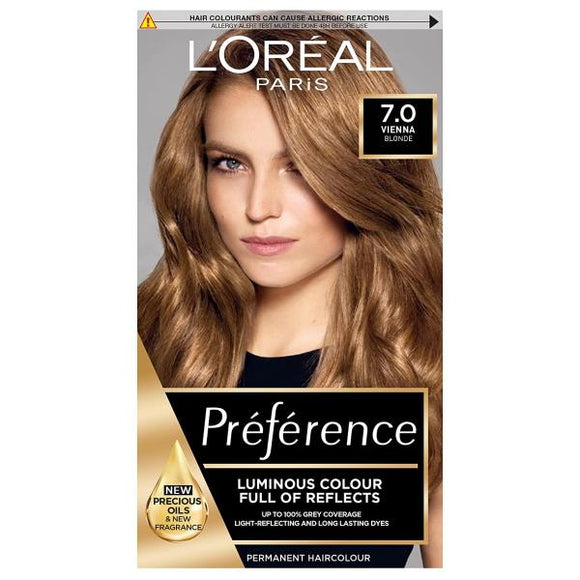 L'Oreal Preference Permanent Colour 7.0 Vienna Blonde