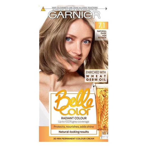 Garnier Belle Color Permanent Colour 7.1 Natural Dark Ash Blonde