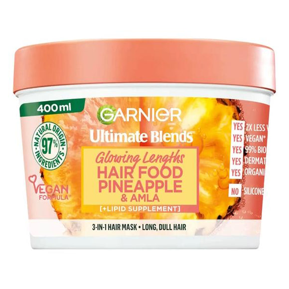 Garnier Ultimate Blends Glowing Hair Food Pineapple & Amla Mask 400ml