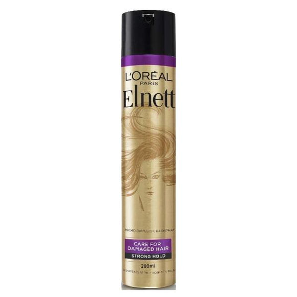 L'Oreal Elnett Hairspray For Damaged Hair Strong Hold 200ml