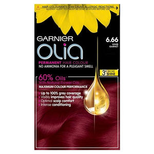 Garnier Olia Permanent Hair Colour 6.66 Vivid Garnet