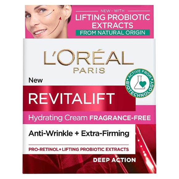 L'Oreal Revitalift Hydrating Day Cream Fragrance Free 50ml