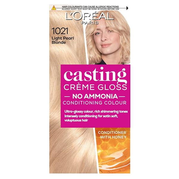 L'Oreal Casting Creme Gloss Semi-Permanent Hair Colour 1021 Light Pearl Blonde