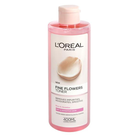L'Oreal Fine Flowers Toner For Dry & Sensitive Skin 400ml