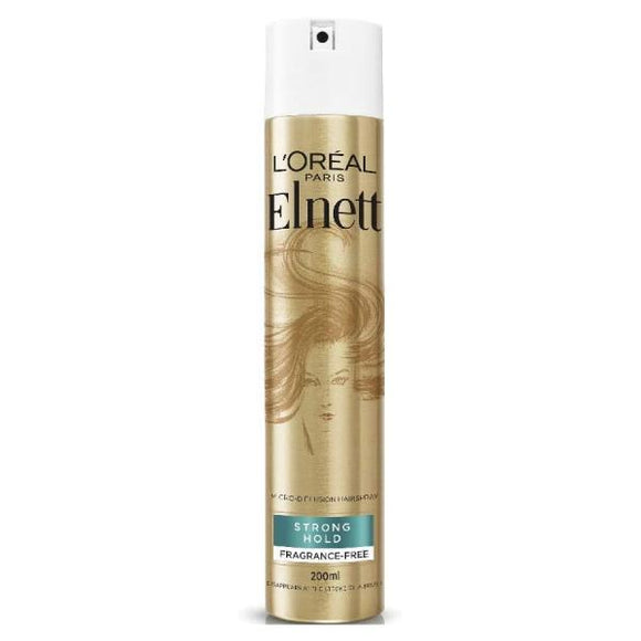 L'Oreal Elnett Hairspray Strong Hold Fragrance Free 200ml